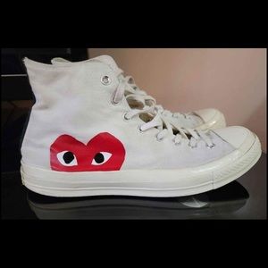 Comme Des Garçons White converse Men’s